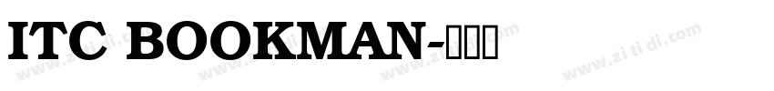 ITC BOOKMAN字体转换